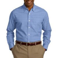 Windowpane Plaid Non Iron Shirt Thumbnail