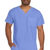 Unisex WorkFlex  Chest Pocket V Neck Top Thumbnail